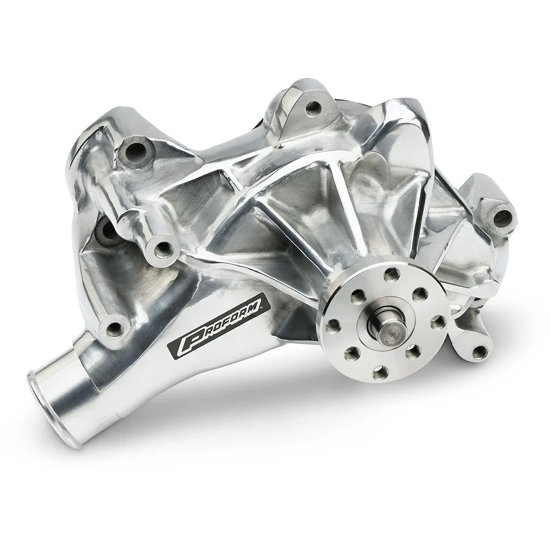 67264 – PROFORM Water Pump, Long Style Polished Aluminum Mechanical Standard
